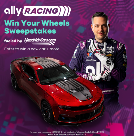 Ally Win Your Wheels Sweepstakes
